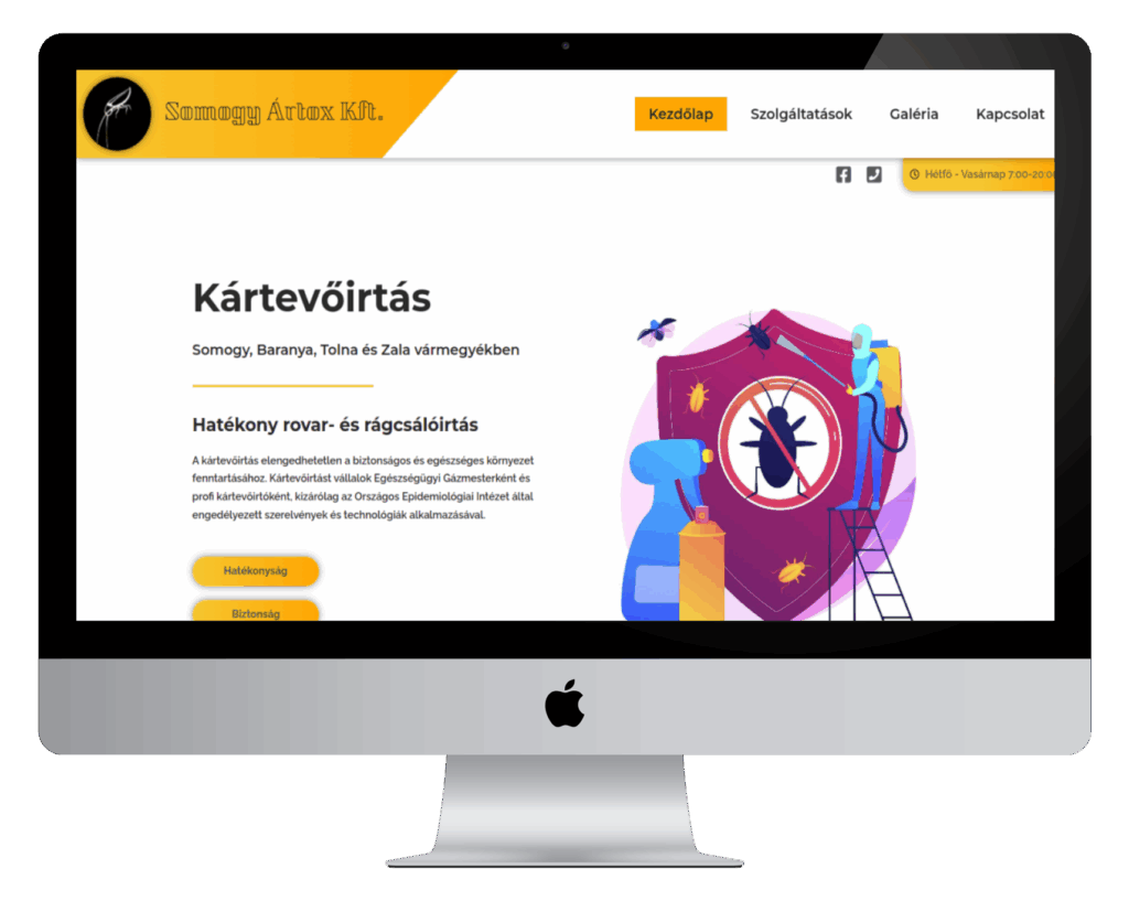 Weboldal készítés és webshop készítés Kaposváron, Győrben weboldal készítés, Budapesten weboldal készítés