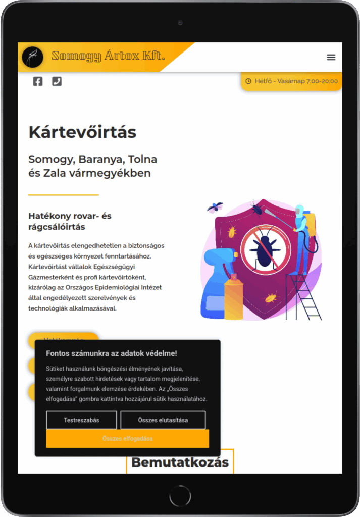 Weboldal készítés és webshop készítés Kaposváron, Győrben weboldal készítés, Budapesten weboldal készítés